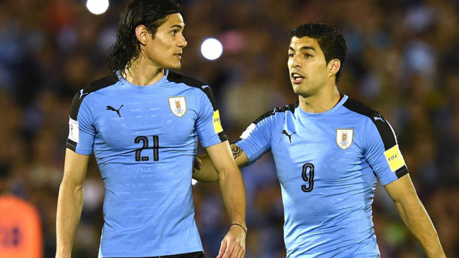 edinson cavani luis suarez