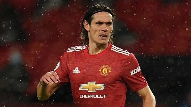 edinson cavani man utd 2020 21