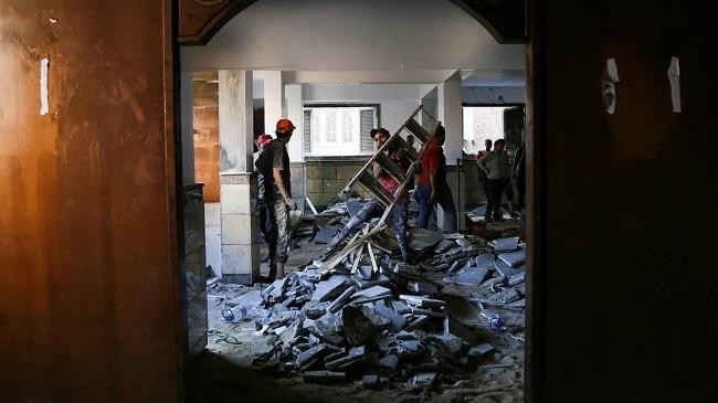 egypt church fire