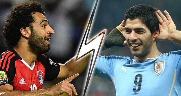 egypt vs uruguay salah and suarez