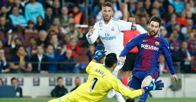 el clasico 2019 messi ramos