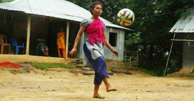 enato mandra captain of bangladesh u 15 football team