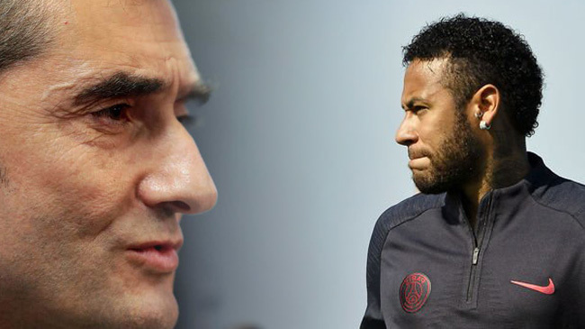 enesto valverde and neymar