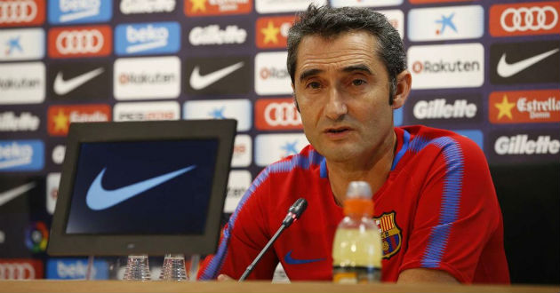 ernesto valverde talked with press