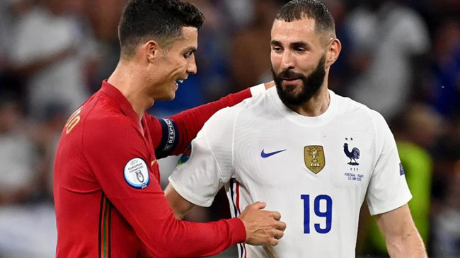 euro 2020 cristiano ronaldo and karim benzema