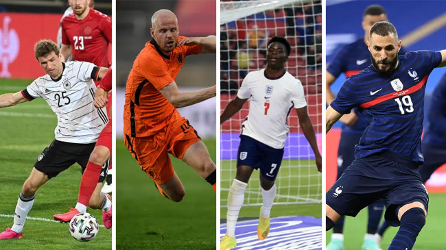 euro 2020 preparation german netherlands england france