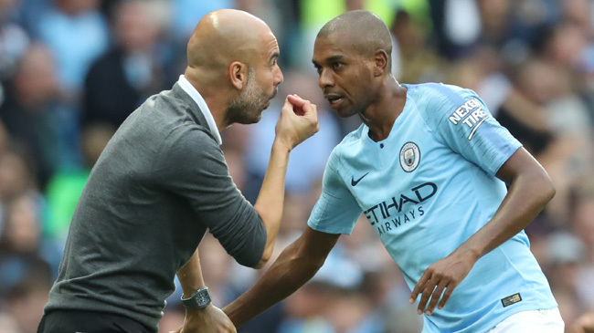 fernandinho and guardiola