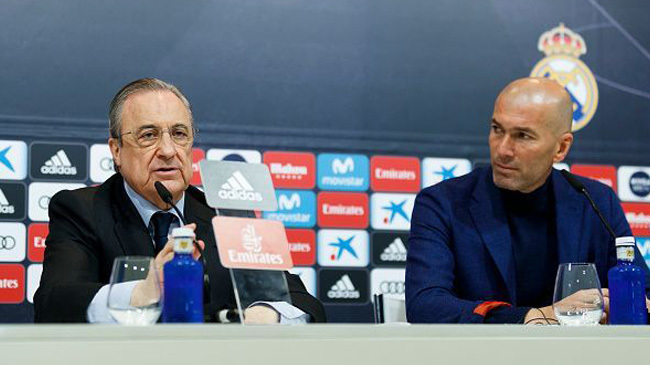 florentino perez and zinedine zidane head to head