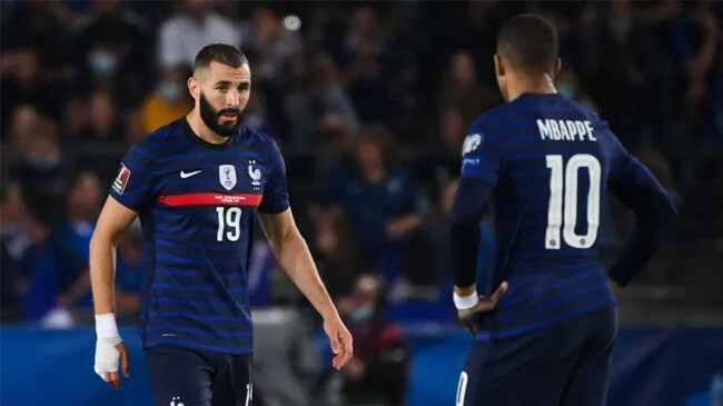 france benzema mbappe