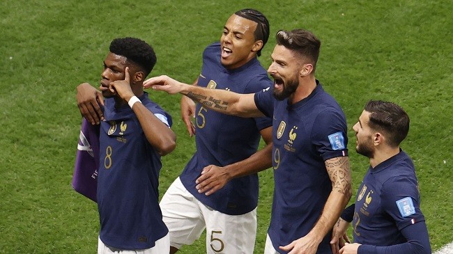 france celebration vs england 2022