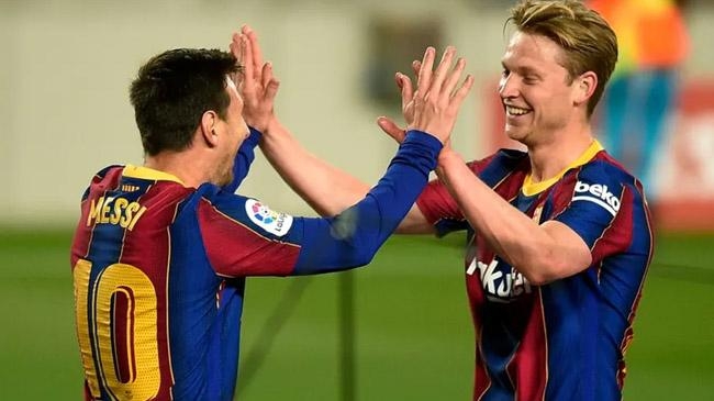 frenkie de jong lionel messi