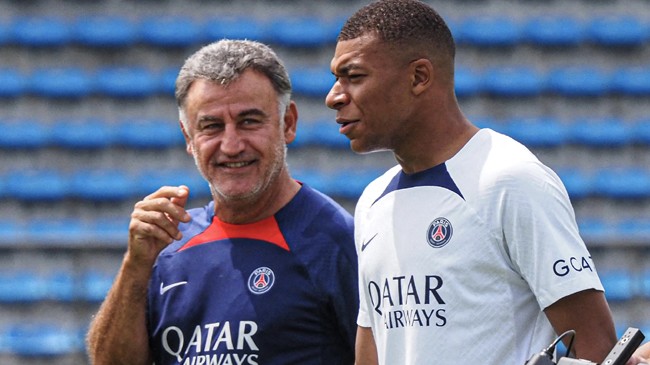 galtier and mbappe