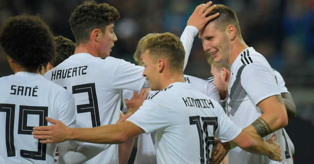 germany celebrate a goal