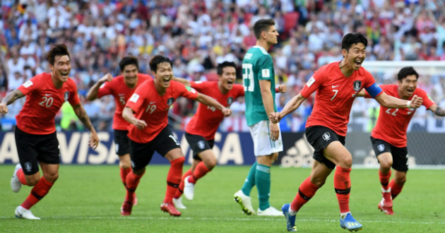 germany out of the world cup after losing to korea