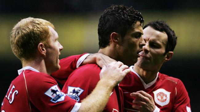 giggs scholes and ronaldo