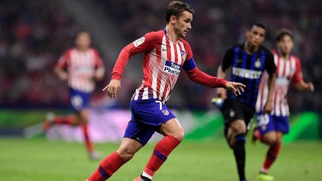 griezmann atletico de madrid vs inter milan