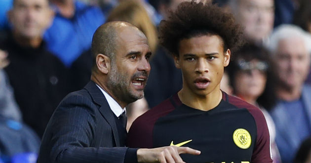 guardiola talks with sane