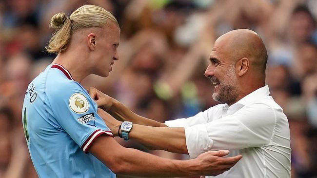 haaland and guardiola man city