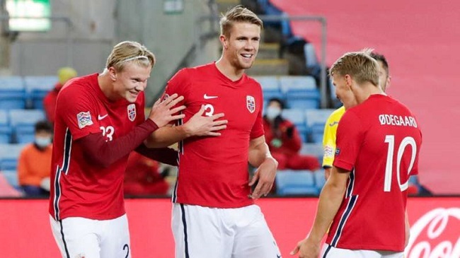 haaland odegaard norway