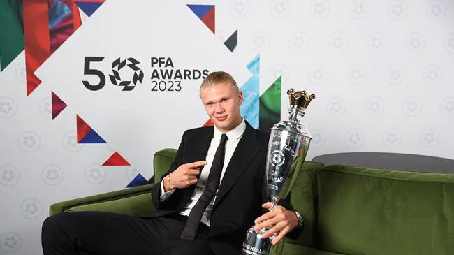 haaland pfa award