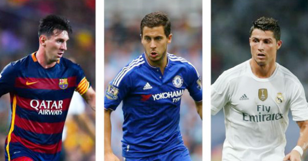 hazard messi ronaldo photo