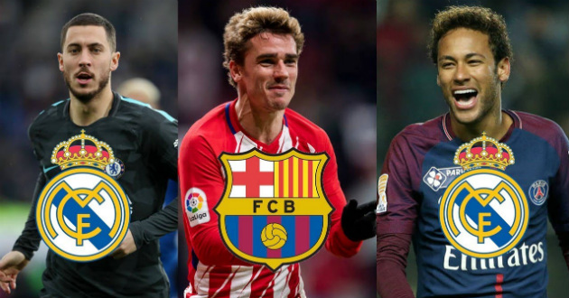 hazard neymar griezmann