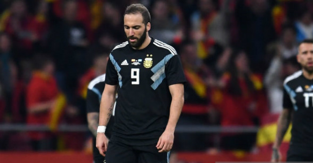 higuain after losing to spain