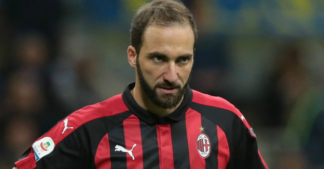 higuain bended