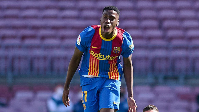 ilaix moriba in barcelona jersy 1