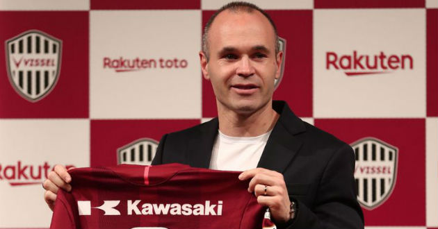 iniesta waits for debut for vissel kobe