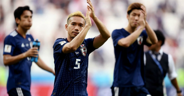japan on the second round of world cup