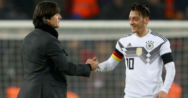 joachim low and mesut ozil