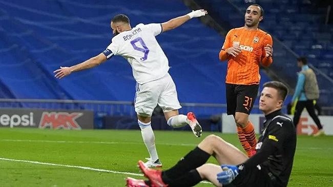 karim benzema scores real madrids 1000th european cup goal