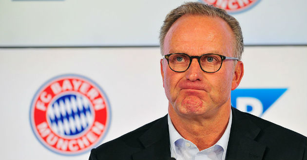 karl heinz rummenigge ceo of bayern münchen