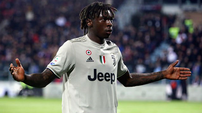 kean celebrates a goal for juventus