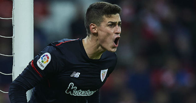 kepa arrizabalaga in action for bilbao