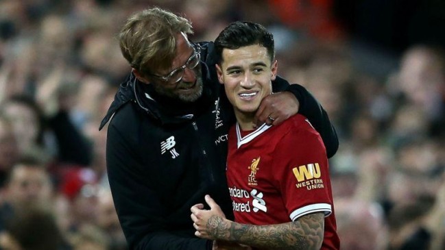 klopp and coutinho