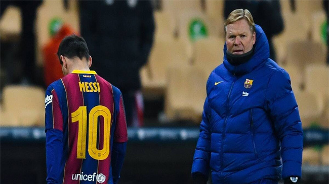 koeman and messi