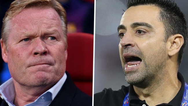 koeman takes shot at xavi s possession tactics