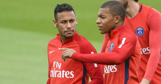 kylian mbappe neymar paris saint germain