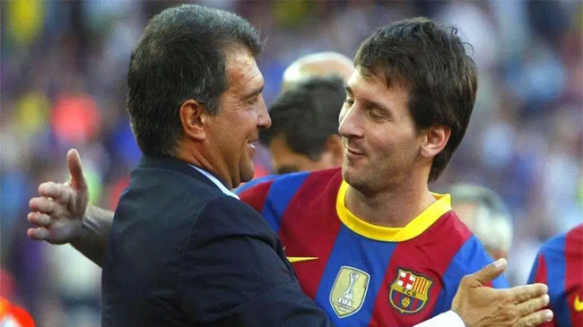 laporta and messi