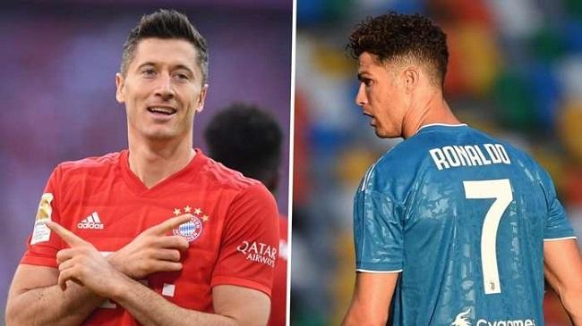 lewandowski ronaldo 2019 2020