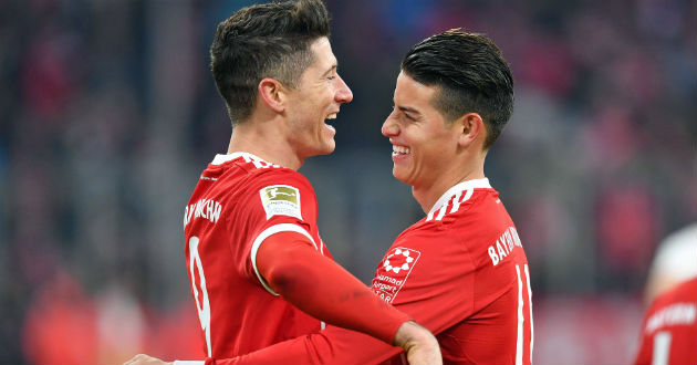 lewandowski vs james rodriguez