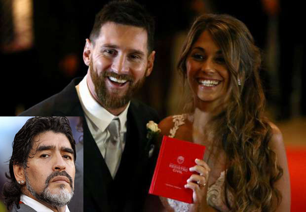 lionel messi antonella roccuzzo maradona