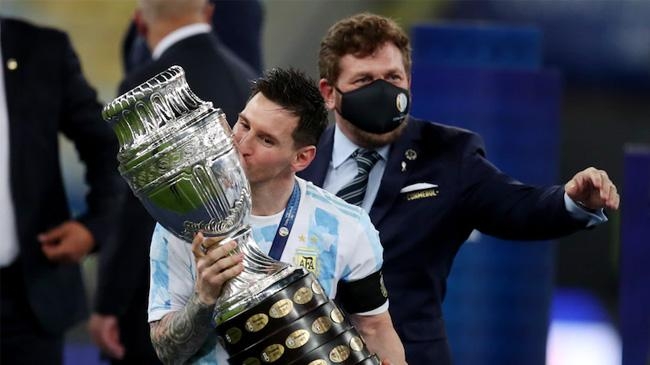 lionel messi copa america trophy