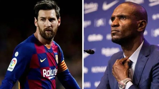 lionel messi eric abidal