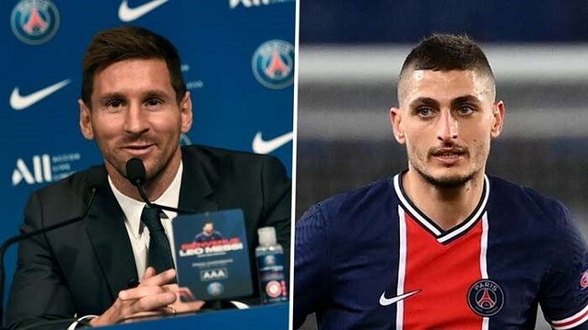 lionel messi marco verratti psg