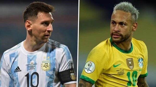 lionel messi neymar argentina brazil