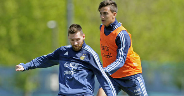 lionel messi paulo dybala at barcelona