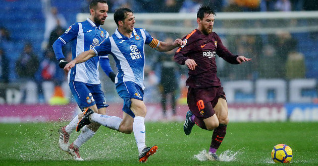 lionel messi vs espaniol